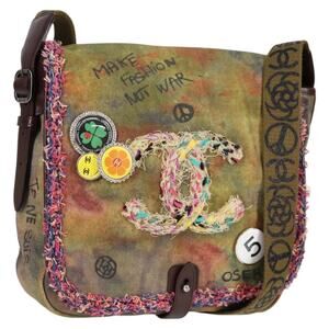 Chanel Embroidery Graffiti Shoulder Bag
